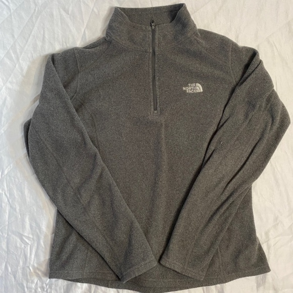 The North Face Gray Quarter-Zip Sweatshirt